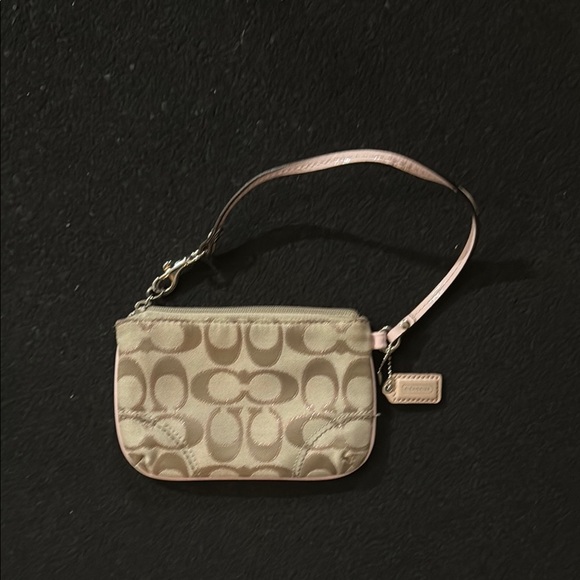 Coach Beige Wristlet - Picture 3 of 3